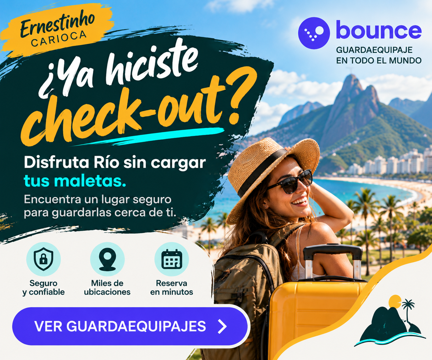 Bounce: disfruta Río sin maletas