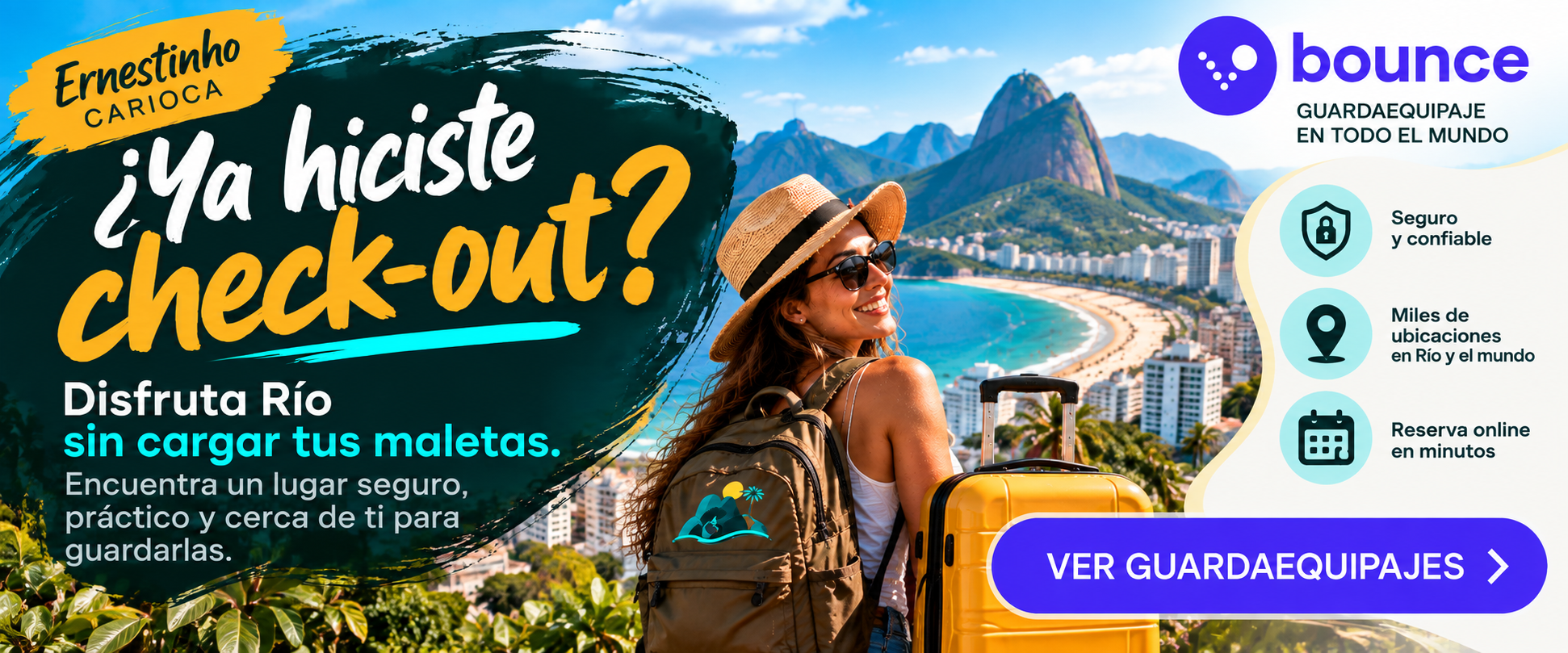 Bounce: disfruta Río sin maletas